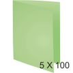 Exacompta Forever Foldyne 180 - Carpeta con corte cuadrado - para A4 - capacidad: 200 hojas - verde (paquete de 100)
