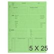 Exacompta - Carpeta con corte cuadrado - para 220 x 310 mm - capacidad: 200 hojas - lima (paquete de 25)