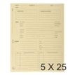 Exacompta - Carpeta con corte cuadrado - para 220 x 310 mm - capacidad: 200 hojas - marfil (paquete de 25)