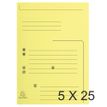 3130637334005-Exacompta Super 210 - 5 Paquets de 25 Chemises imprimées 2 rabats - jaune canari-P_400010955_2-0