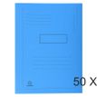 Exacompta Forever - Carpeta de 2 solapas - ancho de la espina: 2 mm - para A4 - capacidad: 200 hojas - azul (paquete de 50)