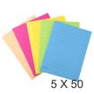 Exacompta Forever - Carpeta con corte cuadrado - para A4 - capacidad: 200 hojas - colores variados (paquete de 50)