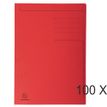 Exacompta Forever - Carpeta de 3 solapas - ancho de la espina: 2 mm - para A4 - capacidad: 200 hojas - rojo
