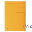 Exacompta Forever - Carpeta de 3 solapas - ancho de la espina: 2 mm - para A4 - capacidad: 200 hojas - naranja