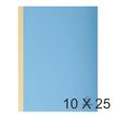 Exacompta Forever - Carpeta con corte cuadrado - ancho de la espina: 30 mm - para A4 - capacidad: 300 hojas - azul (paquete de 25)