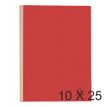 Exacompta Forever - Carpeta con corte cuadrado - ancho de la espina: 30 mm - para A4 - capacidad: 300 hojas - rojo (paquete de 25)