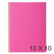Exacompta ROCK"S - Carpeta con corte cuadrado - ampliable - para A4 - capacidad: 300 hojas - rosa (paquete de 10)