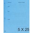 Exacompta POUR/CONTRE - Carpeta con corte cuadrado - para A4 - capacidad: 200 hojas - turquesa moteado (paquete de 25)