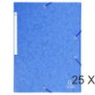 Exacompta Nature Future Maxi Capacity - Carpeta de 3 solapas - para A4 - capacidad: 300 hojas - azul moteado