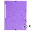 Exacompta Nature Future Maxi Capacity - Carpeta de 3 solapas - para A4 - capacidad: 300 hojas - púrpura oscuro moteado