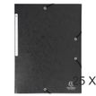 Exacompta Nature Future - Carpeta de 3 solapas - para A4 - capacidad: 300 hojas - negro moteado