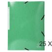 Exacompta Iderama - Carpeta de 3 solapas - ancho de la espina: 35 mm - para A4 - capacidad: 300 hojas - verde oscuro