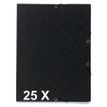Exacompta - Carpeta de 3 solapas - para A4 - capacidad: 250 hojas - negro