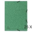 Exacompta - Carpeta de 3 solapas - para A4 - capacidad: 250 hojas - verde