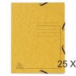 Exacompta - Carpeta de 3 solapas - para A4 - capacidad: 250 hojas - amarillo