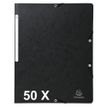 Exacompta Nature Future - Carpata archivadora - para A4 - capacidad: 250 hojas - negro moteado (paquete de 10)