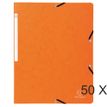 Exacompta Nature Future - Carpata archivadora - para A4 - capacidad: 250 hojas - naranja moteado (paquete de 10)