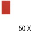 Exacompta - Carpata archivadora - para A4 - capacidad: 250 hojas - rojo