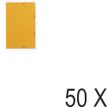 Exacompta - Carpata archivadora - para A4 - capacidad: 250 hojas - amarillo (paquete de 50)