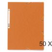 Exacompta - Carpeta de 3 solapas - ancho de la espina: 25 mm - para A4 - capacidad: 250 hojas - naranja
