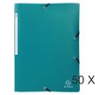 Exacompta - Carpeta de 3 solapas - para A4 - capacidad: 200 hojas - verde