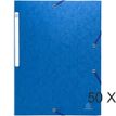 Exacompta Nature Future - Carpeta de 3 solapas - para A4 - capacidad: 250 hojas - azul