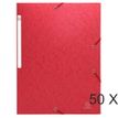 Exacompta Nature Future Scotten - Carpeta de 3 solapas - para A4 - capacidad: 250 hojas - rojo moteado