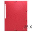 Exacompta Nature Future - Carpeta de 3 solapas - para A4 - rojo moteado