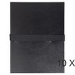 Exacompta - Carpeta de una solapa - ampliable - para A4 - capacidad: 1000 hojas - negro