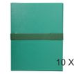 Exacompta - Carpeta de una solapa - ampliable - para A4 - capacidad: 1000 hojas - verde claro