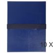 Exacompta - Carpata archivadora - ampliable - ancho de la espina: 120 mm - para A4 - capacidad: 1000 hojas - azul marino