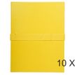Exacompta - Carpata archivadora - ampliable - ancho de la espina: 120 mm - para A4 - capacidad: 1000 hojas - amarillo