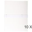 Exacompta Balacron - Carpeta de una solapa - ampliable - ancho de la espina: 130 mm - para A4 - capacidad: 1000 hojas - blanco (paquete de 10)