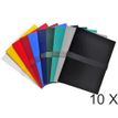 Exacompta - Carpata archivadora - ampliable - ancho de la espina: 120 mm - para A4 - capacidad: 1000 hojas - colores variados