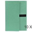 Exacompta - Carpeta de 3 solapas - ampliable - ancho de la espina: 13 mm - para A4 - capacidad: 1000 hojas - verde