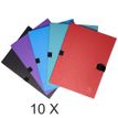 Exacompta N'Clip - Carpeta de una solapa - ampliable - para A4 - capacidad: 1000 hojas - disponible en diferentes colores