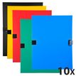 Exacompta - Carpata archivadora - ampliable - para A4 - capacidad: 1000 hojas - colores variados