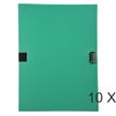Exacompta - Carpata archivadora - ampliable - para A4 - capacidad: 1000 hojas - verde