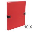 Exacompta Forever - Carpata archivadora - para A4 - capacidad: 1000 hojas - rojo
