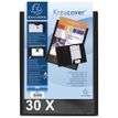 Exacompta Kreacover - Carpeta de 2 solapas - para A4 - negro