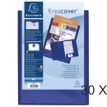 Exacompta Kreacover - Carpeta de 2 solapas - para A4 - azul