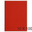 Exacompta Forever Flash 80 - Carpeta de plástico - para A4 - capacidad: 100 hojas - rojo (paquete de 100)