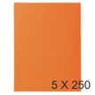 Exacompta Forever Bengali 60 - Carpeta de plástico - para A4 - capacidad: 100 hojas - naranja (paquete de 250)