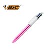 BIC 4 Colores Shine - Bolígrafo 4 colores - cuerpo rosa