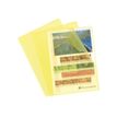 Exacompta - Protector de carga de hojas superior y lateral - para A4 - amarillo (paquete de 100)