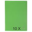 Exacompta OpaK - Libro de pantalla - 40 compartimentos - 80 vistas - para A4 - verde claro