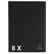 Exacompta OpaK - Libro de pantalla - 60 compartimentos - 120 vistas - para A4 - negro