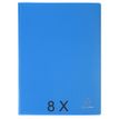 Exacompta OpaK - Libro de pantalla - 60 compartimentos - 120 vistas - para A4 - azul claro