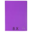 Exacompta OpaK - Libro de pantalla - 60 compartimentos - 120 vistas - para A4 - púrpura