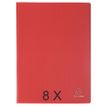 Exacompta OpaK - Libro de pantalla - 100 compartimentos - 200 vistas - para A4 - rojo